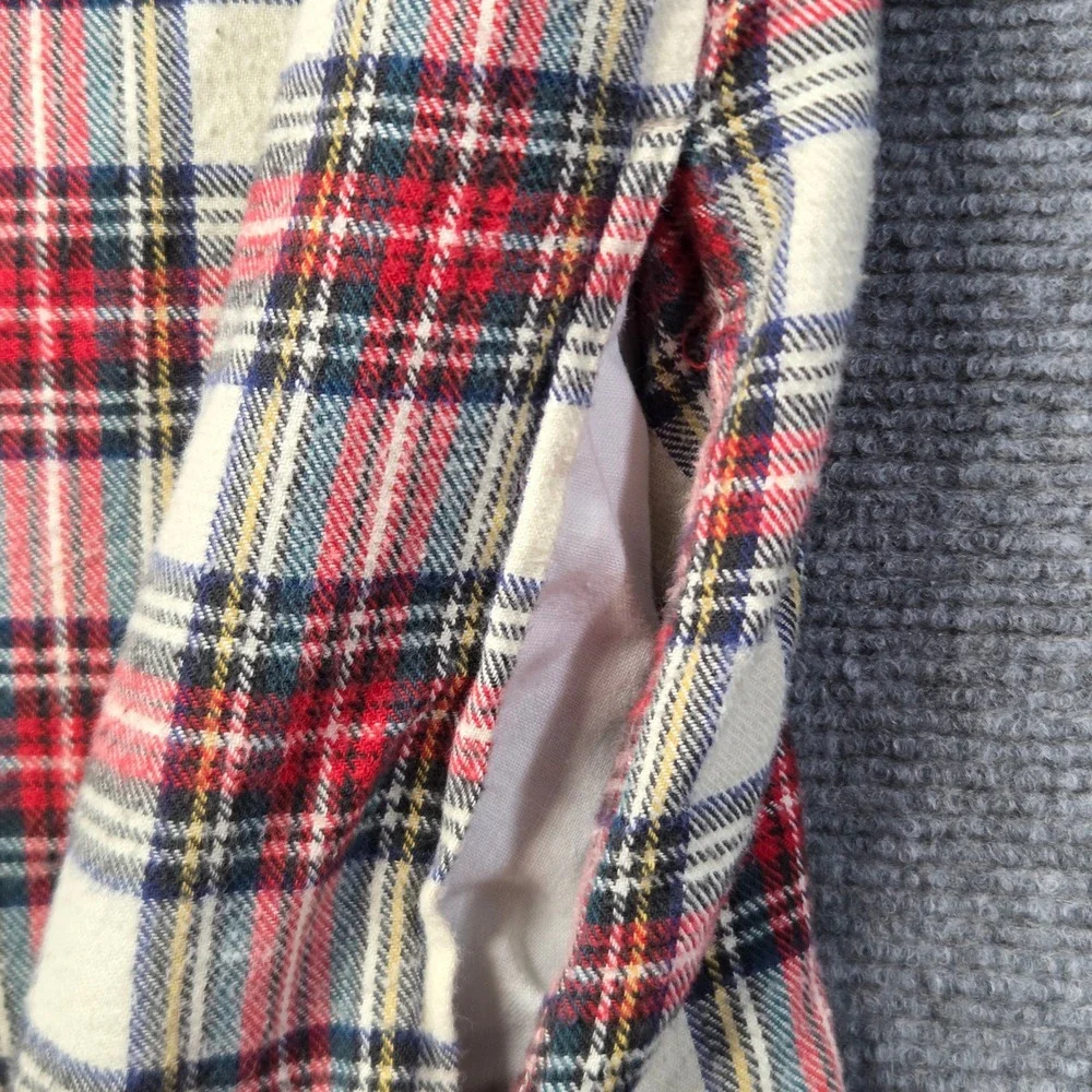 Vintage Arrow Sportswear Quilted Flannel Shirt Jacket Mens M Plaid Lined Shacket